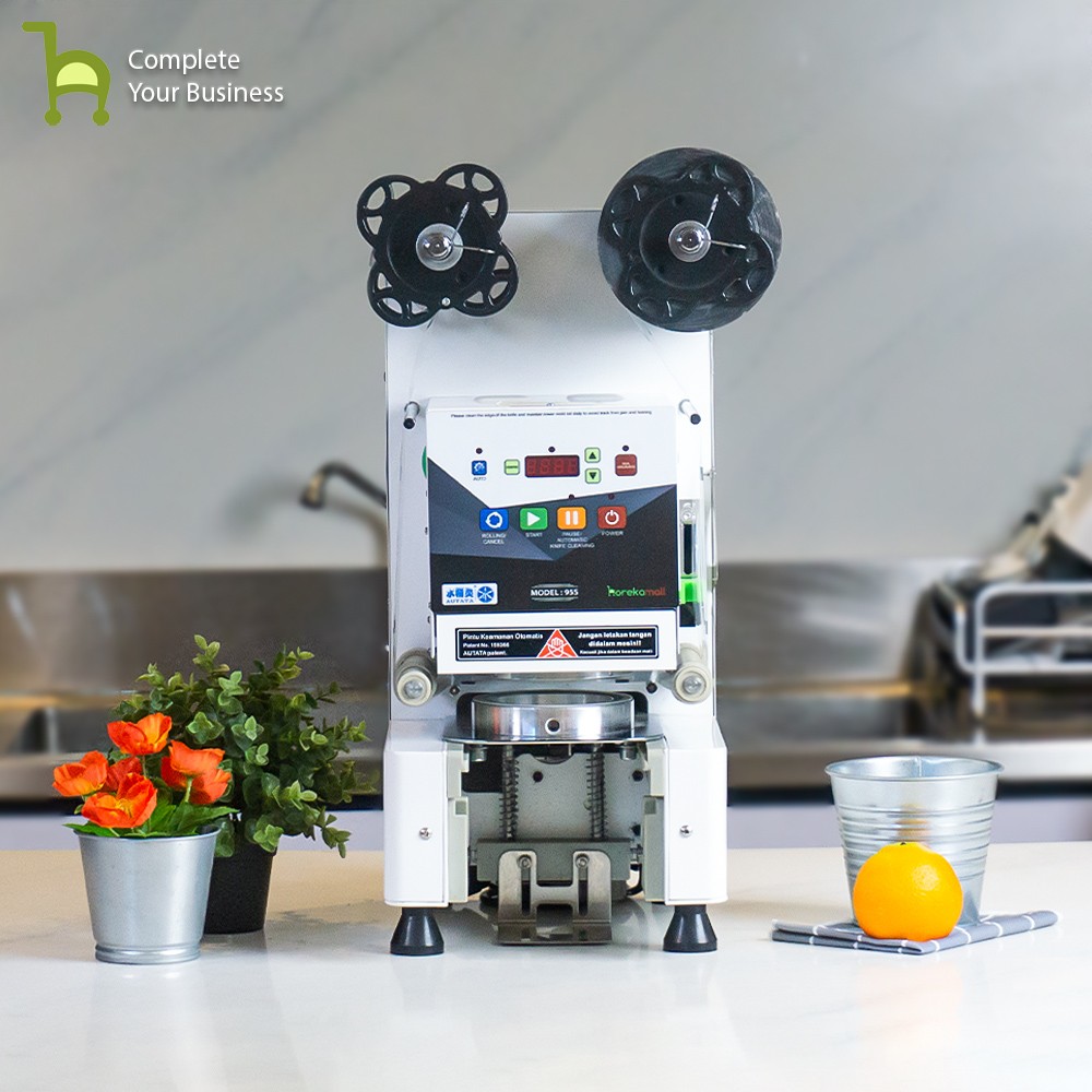 Mesin Full Automatic Cup Sealer AUTATA ATT-95S Solusi Bisnis Minuman Anda