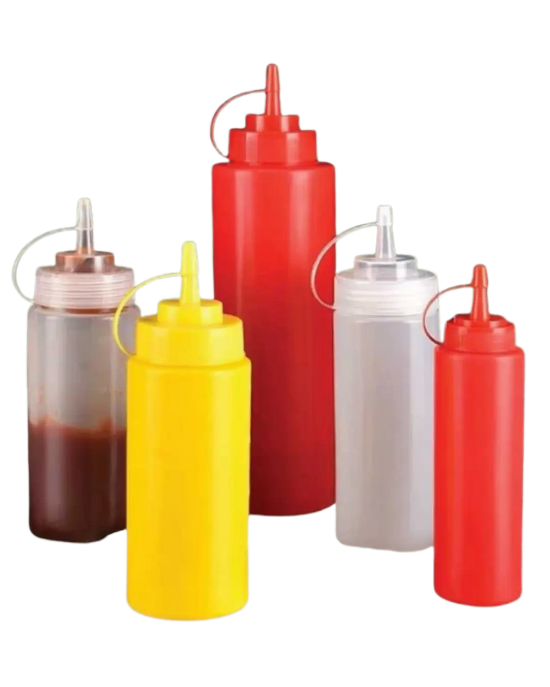 Botol Mayonaise Putih 800ml Dispenser Dapur Kapasitas Besar | Mutu SBD-800W - 4395