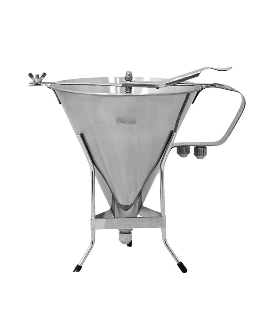 Corong Adonan Kue Stainless Steel Dispenser Funnel 3 Nozzle | Mutu DFN-22