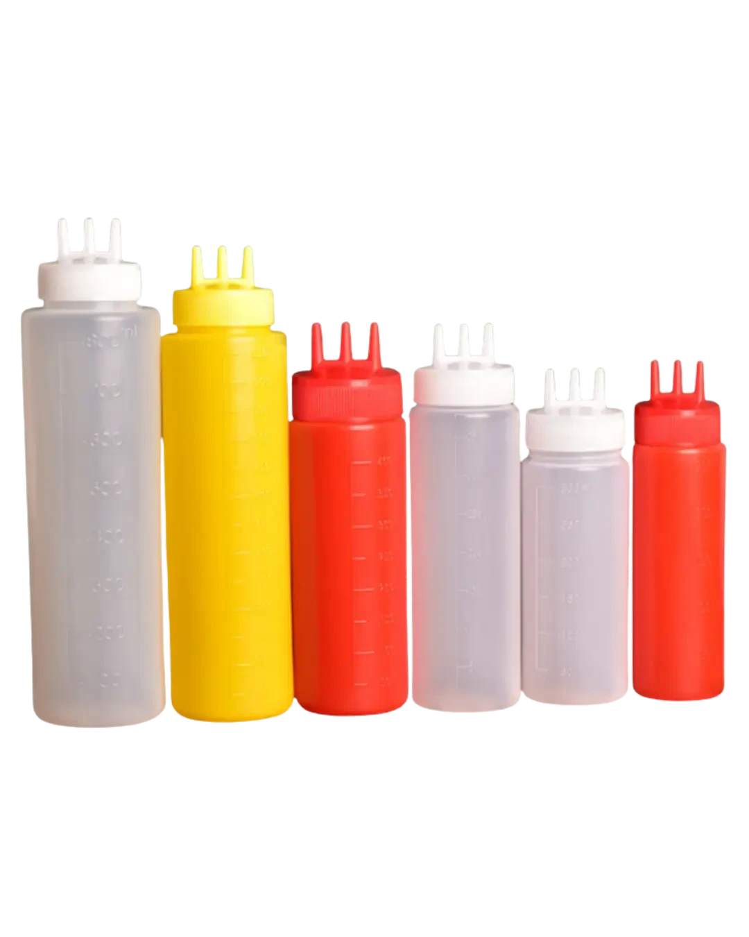 Dispenser Saus 3 Hole 800ml Kuning Jumbo | Mutu SB3-800Y - 4423