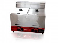 fomac Deep Fryer double tank FRY-G72 penggorengan gas - 1133