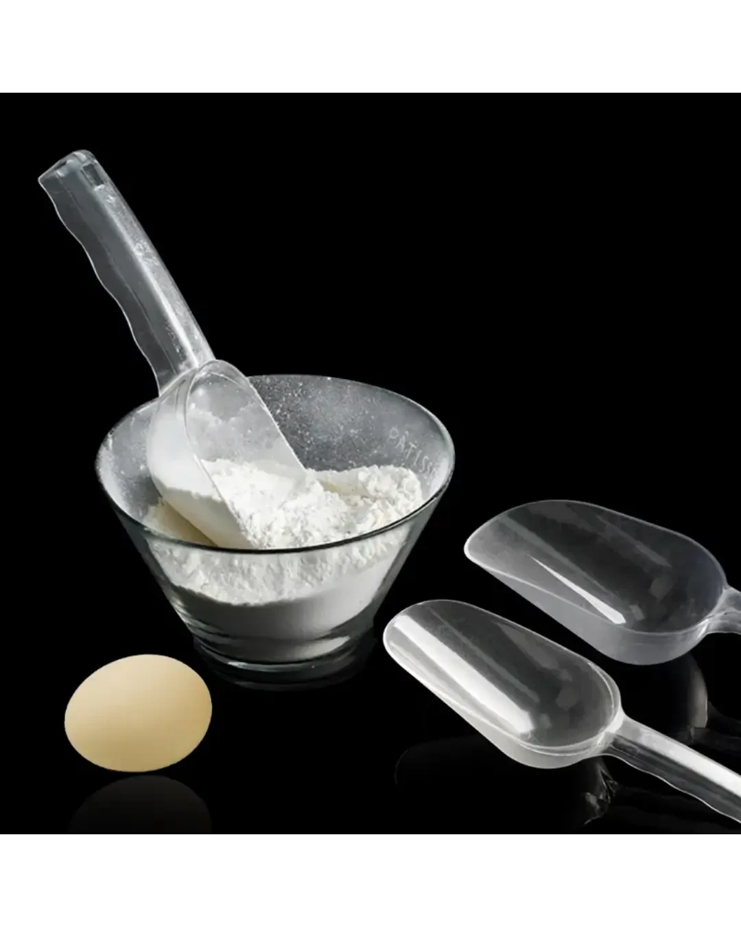 Ice Scoop Round Style Plastik Barista Cafe Restoran Size M | Mutu ISP-02M - 4239