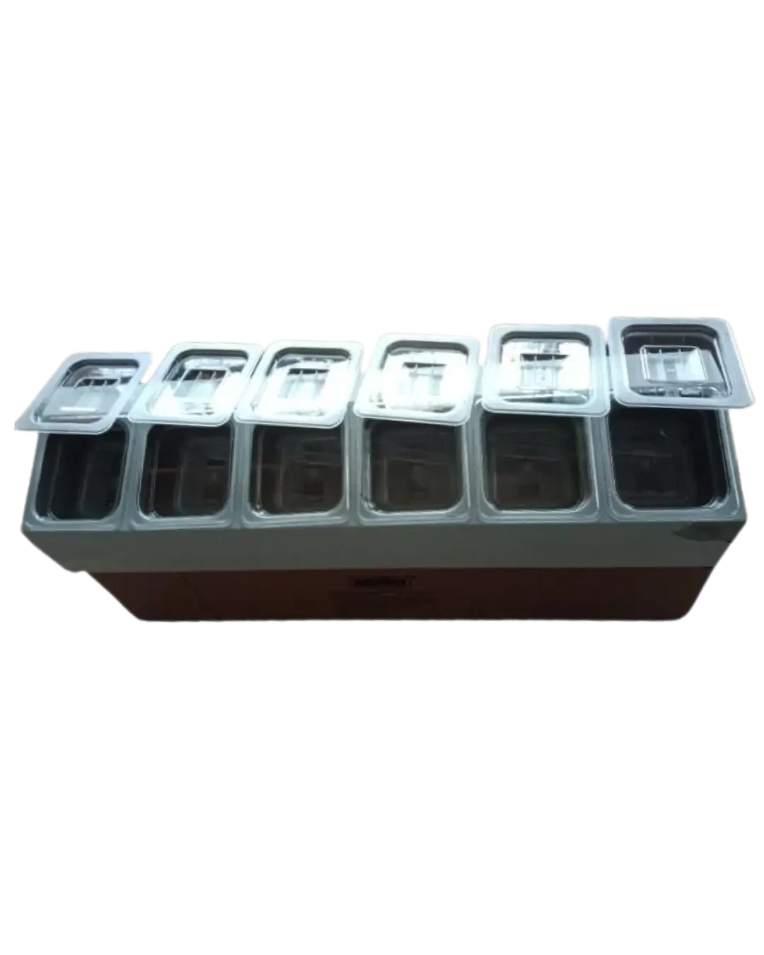 Kitchen Organizer Stainless 6 Kompartemen Insert PC Susun Bahan | Mutu CMD-6PC - 4485