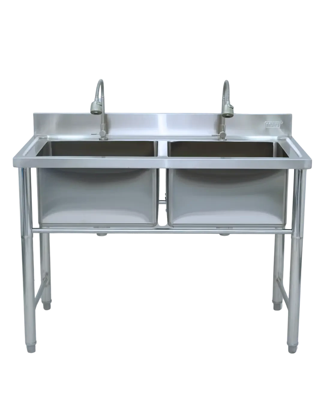 Kitchen Sink 2 Lubang Stainless Steel | Mutu KCS-127H2