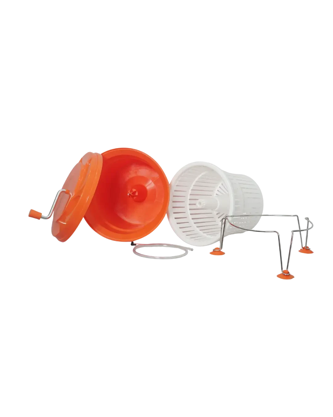 Manual Salad Spinner With Stand Praktis & Stabil Proses Pengeringan Sayur | Mutu MSS-25LS - 3641