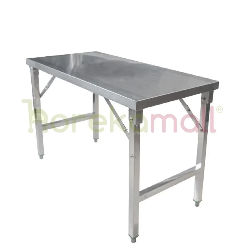 Meja Dapur Lipat Square Tube Stainless Steel | Mutu FWT-157SC