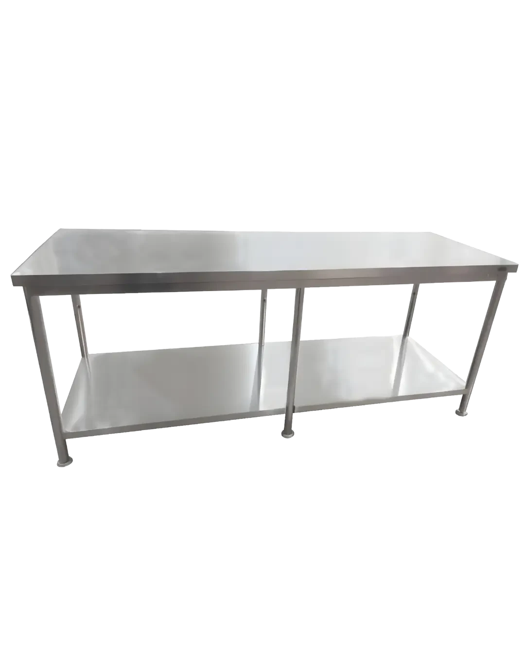 Meja Stainless Panjang Dapur Commercial Kitchen Table Ekstra Panjang 2 meter | Mutu RWT-206C