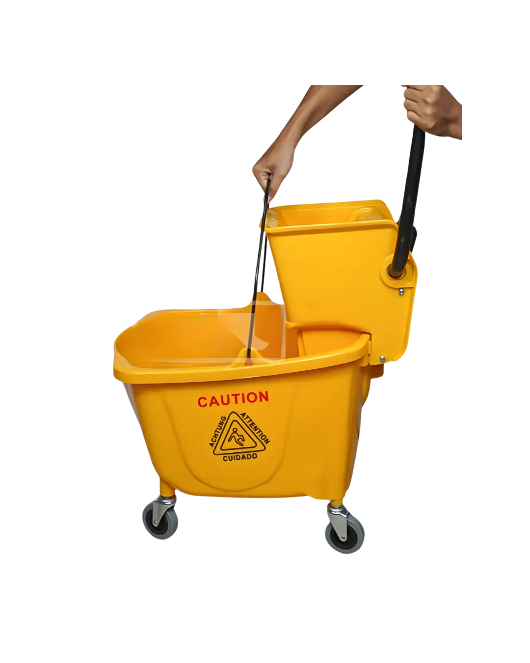 Mop Bucket Press Wringer Ember Pel Cleaning Service Janitor | Mutu MBT-20L - 3921