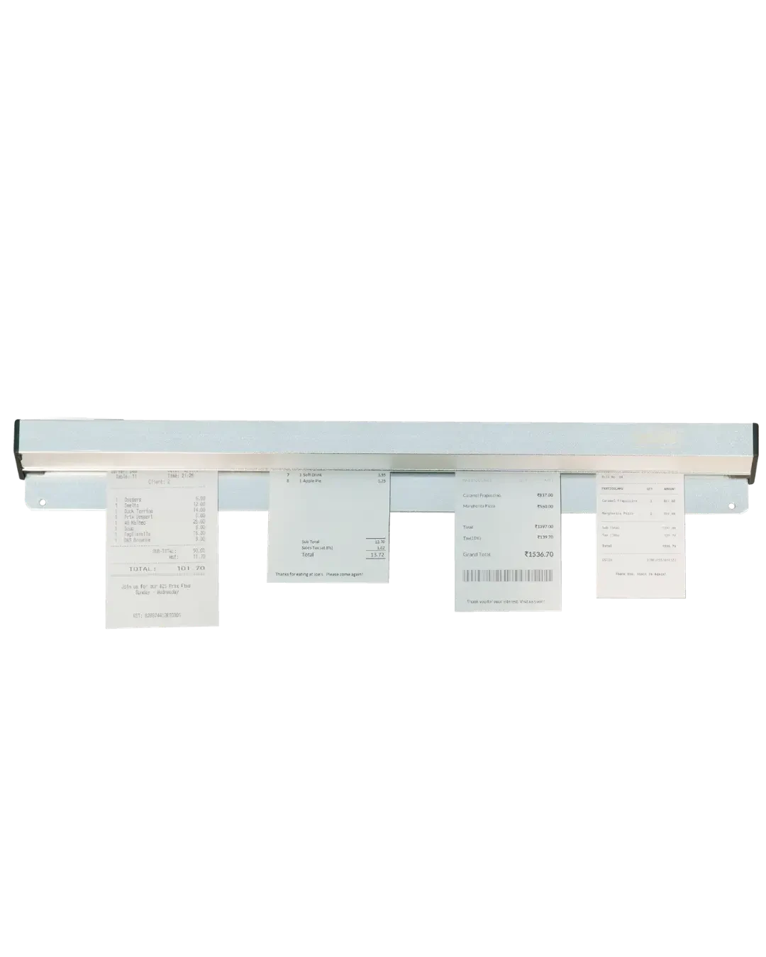 Order Strip Aluminium 1200mm Extra Panjang Tampung Nota | Mutu PBH-1200A - 4566