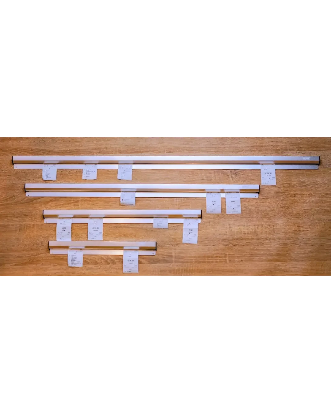 Order Strip Aluminium 1200mm Extra Panjang Tampung Nota | Mutu PBH-1200A - 4570