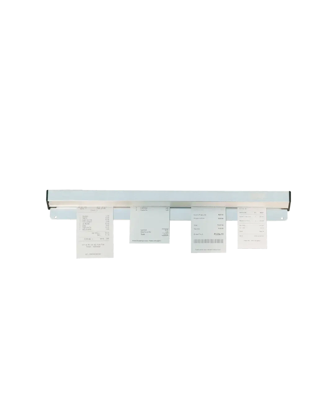 Slip Rail Aluminium 900mm Area Dapur Tampung Nota Order | Mutu PBH-900A