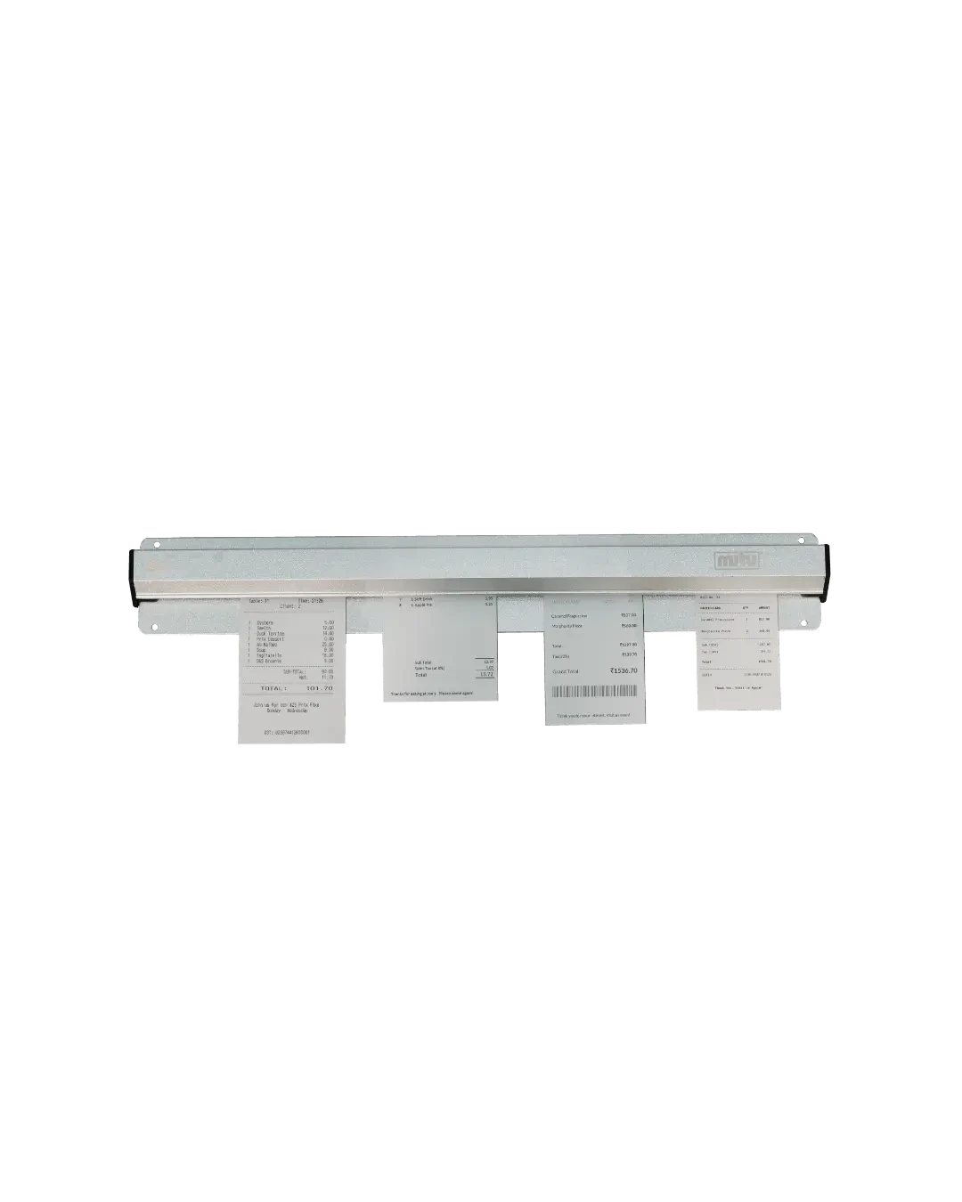 Slip Rail Aluminium Wide 900mm Area Dapur Penjepit Nota Stabil | Mutu PBH-900AW