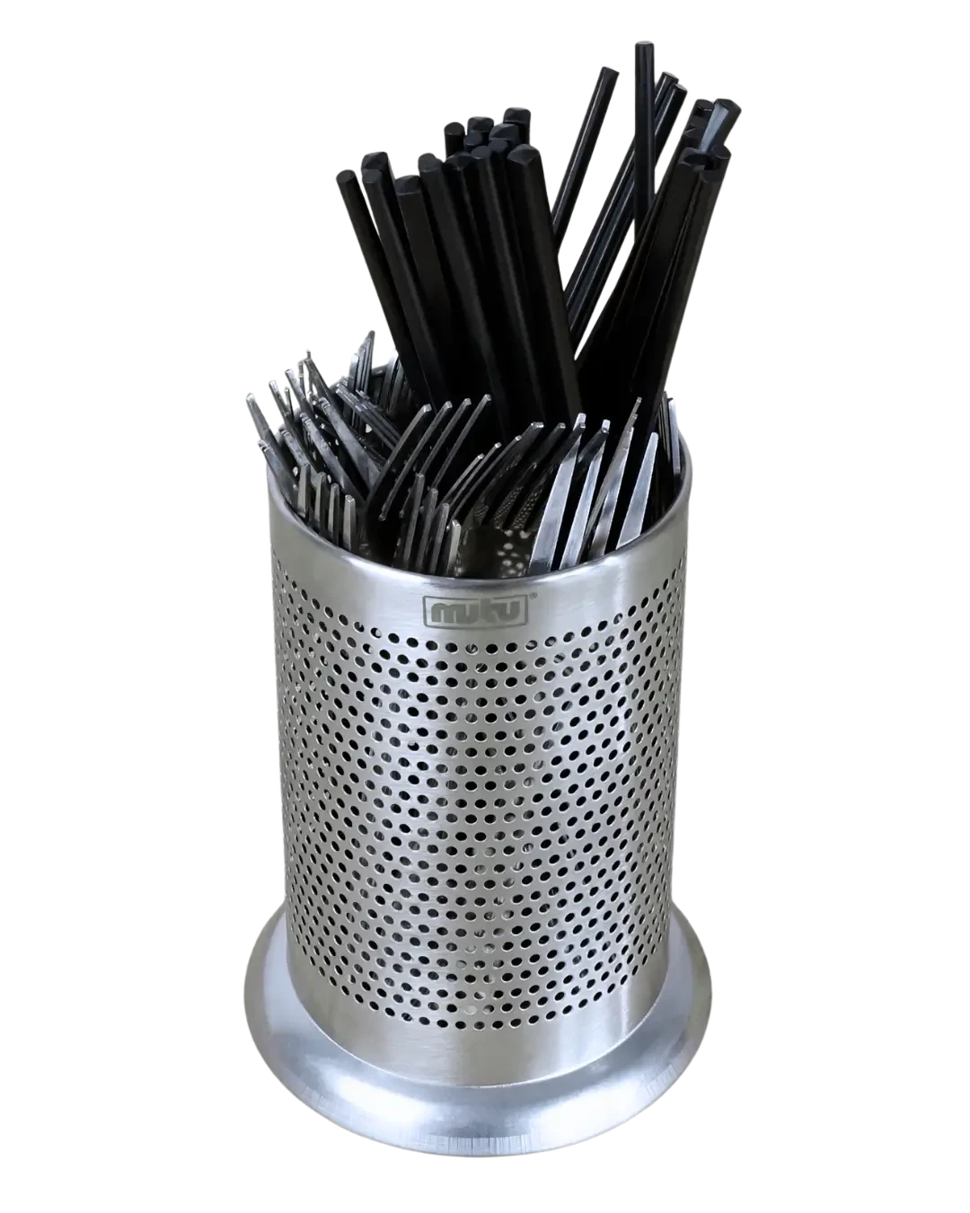 Tabung Tempat Sendok Stainless Cutlery Basket Meja Makan Kitchen Area Cuci | Mutu CBK-02 - 4613