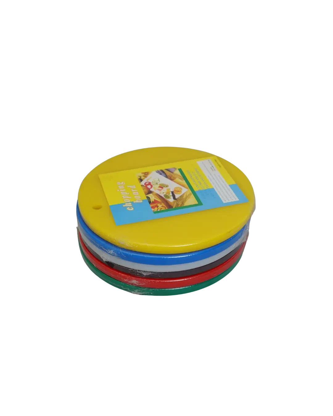 Talenan Plastik Bulat Hijau Persiapan Bahan Makanan D35cm 2cm | Mutu PCB-R3520GR - 3500
