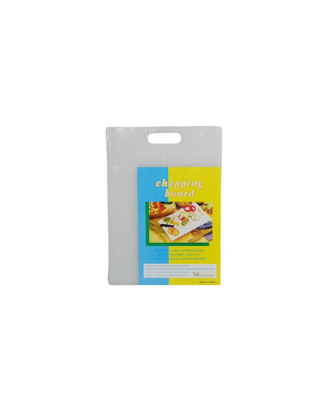 Talenan Plastik Putih 35x25cm 1,3cm Cutting Board Harian | Mutu PCB-3213WH - 3473