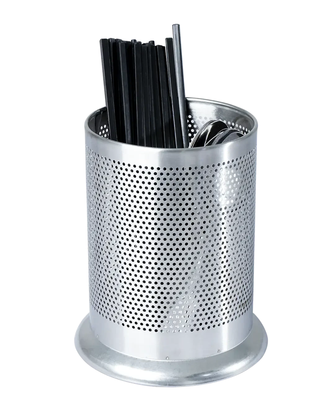 Tempat Sendok Stainless Diameter Besar Kapasitas Lebih Simpan Cutlery | Mutu CBK-02B
