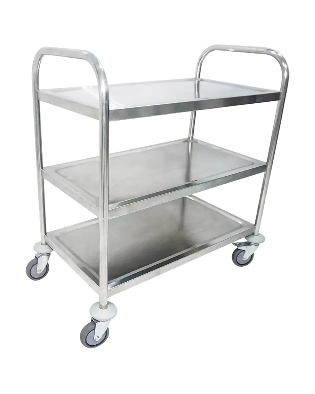 Troli Makanan Trolley Besar Food Service Cart Stainless Hotel Cafe Restoran | Mutu RST-3L - 4921